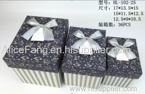 HL-102-25 3pcs/set paper box