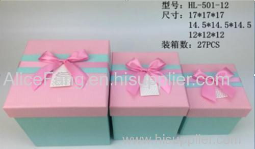 HL-501-12 3pcs/set paper box