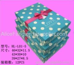 HL-L01-5 3pcs/set paper box