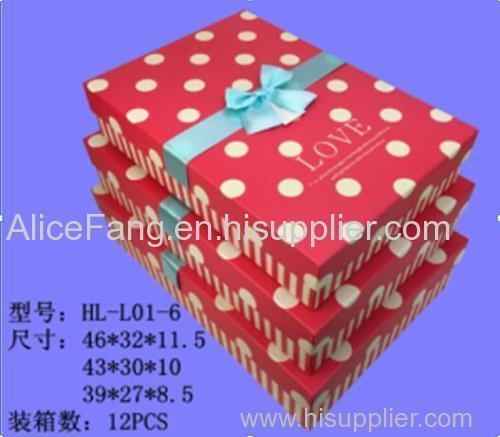 HL-L01-6 3pcs/set paper box