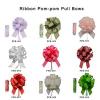 Ribbon Pom-pom Pull Bows