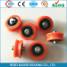 plastic rollers with bearing insert V groove U groove convex or as customer drawding or sample