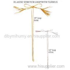 Elastic Stretch Loops With Tassels