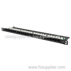 UTP 0.5u Cat.6A Patch Panel 24Port