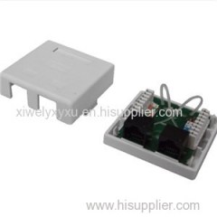 Wall Socket 2Port With UTP Cat5e PCB Module