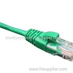 UTP Cat.5e Patch Cord Ligule Molded Boot Green Color