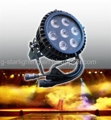 Outdoor 7*18w 6in1 leds par can/chang color lights