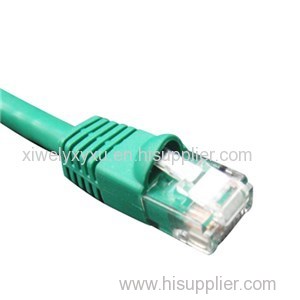 UTP Cat.6 Patch Cord Cap Molded Boot Green Color