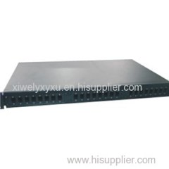 SC Type 24Port 19 Inch 1U Rack Mounted Fiber Optic Patch Panel