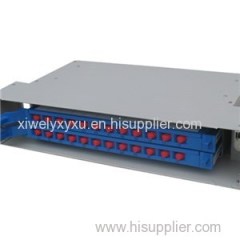 24 Fiber SC/ST/FC/LC Adapters Fiber Optic Splicing And Distribution Unit