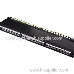 High Quality 19inch FTP Cat.5e Patch Panel 24Port Krone IDC