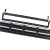 UTP Cat.6 Patch Panel 48Port Dual Use IDC With Back Bar