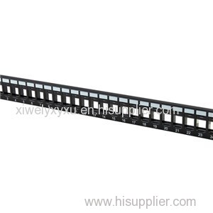 UTP Blank Patch Panel 24Port Without Back Bar