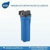 10&quot; blue colour in-line water filter housing