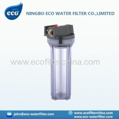 transparent pre filter housing