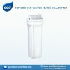 10&quot; white colour single o ring water filter housing