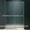 8 mm High Strength Shower Door Glass Toughened With High Polished Edge