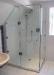 ANSIZ97.1 Straight Corner Shower Enclosure Glass Tempered Safety