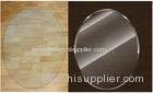 Fireplaces Oval Glass Hearth Plate Custom Sizes With 18mm Bevel Edges