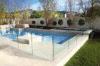 Polished Edges Low E Glass Pool Safety Fence With ASTM Standard