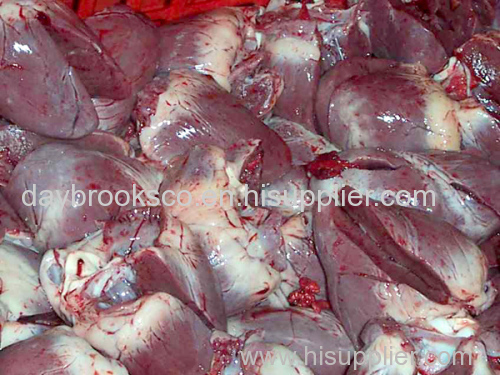 chicken and pork organs