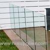 Frameless Deck Railing Glass Systems 10mm Transparent Tempered
