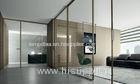Meeting Room Clear Glass Partition Walls With Laminated Glass Panel ISO 21543