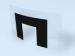 Silkscreen Black Range Hood Glass Curved Tempered 8 mm Harder