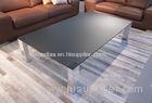 Dark Grey Table Top Glass Tempered 6 mm Thickness Custom Sizes