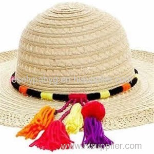 Hot Sale Promotional Straw Floppy Hat Bucket Hat