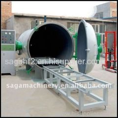 High frequency heating and vacuum kiln dryer for wood drying/timber drying