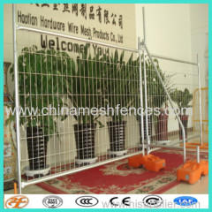 Australia Standard 42 microns 2.1x1.2m Wheeled Pedestrian Access Temporary Fence Gate