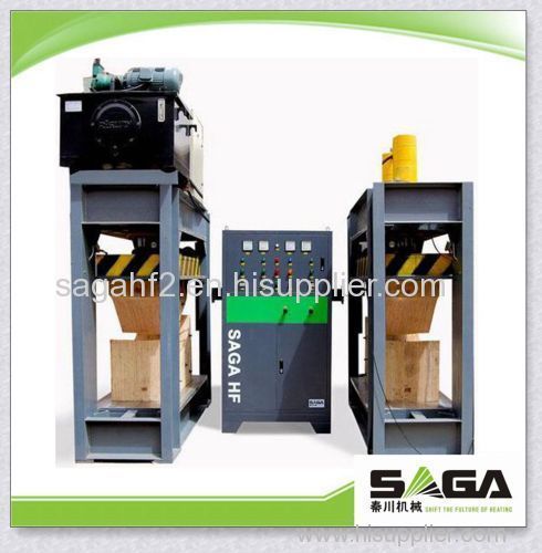 High frequency veneer hot press bending machine from SAGA