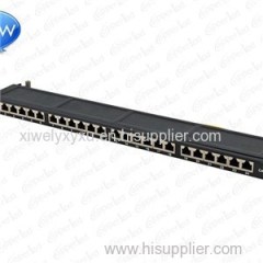 FTP Half-u Cat.6A Patch Panel 24Port Krone IDC