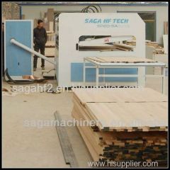 High frequency wood board joining machine/finger joint board assembly