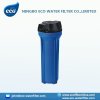 10&quot; blue colour common round cap water filter housing