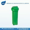 10&quot; green common round cap water filter housing