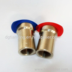 Staubli connector nipple male female thread