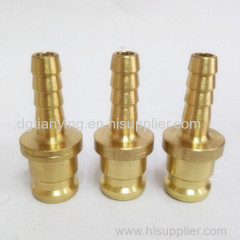 Brass barb fittings hose adapter