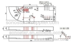 Phased Array Ultrasonic Test Block A Modle (NDT ultrasound ultrasonic calibration)