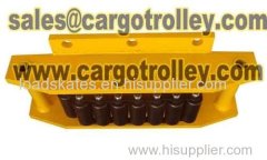 Transport trolley applied on moving and handling loads