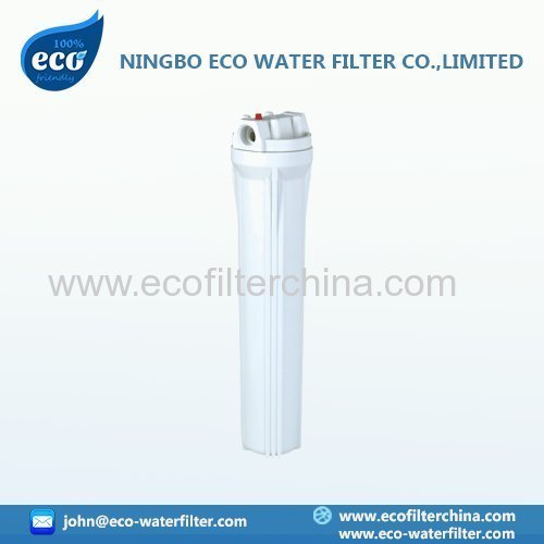 20" slim water filter housing