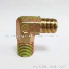 Brass male threaded equal elbow