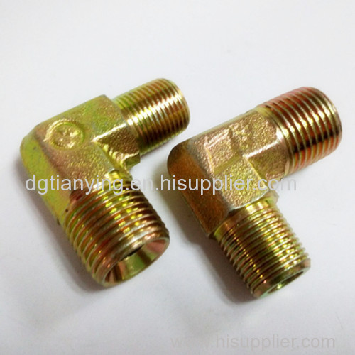Brass male threaded equal elbow