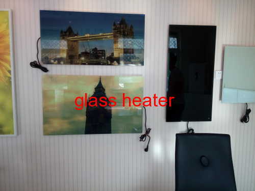 350W Glass heater far infrared heating panel electric heater panel infrared carbon fiber heating panels carbon fiber hea