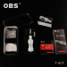 100% orginal OBS 6ml sub ohm tank rba kit 0.25/0.5/1.2 Ohm/Ni200 Optional