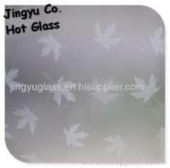 Factory price High quality frosted etched glass