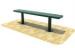 Amusement Park Outdoor Garden Bench Water Proof Wooden Large