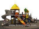 new nature design funny and colorful outddoor playground equipment with slides for kids