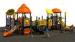 outdoor playground equipmen wiht plastic tunnel and slide for park and school kidscenter for chil